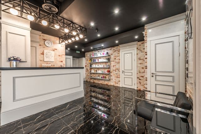The Barber Society interior